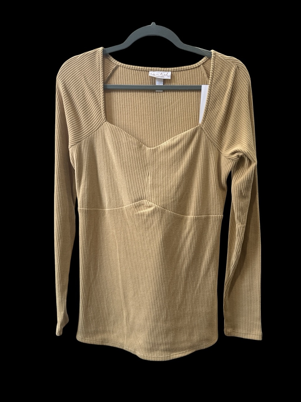 Isabel Maternity Ribbed Top Size: L - Picture 2 of 5